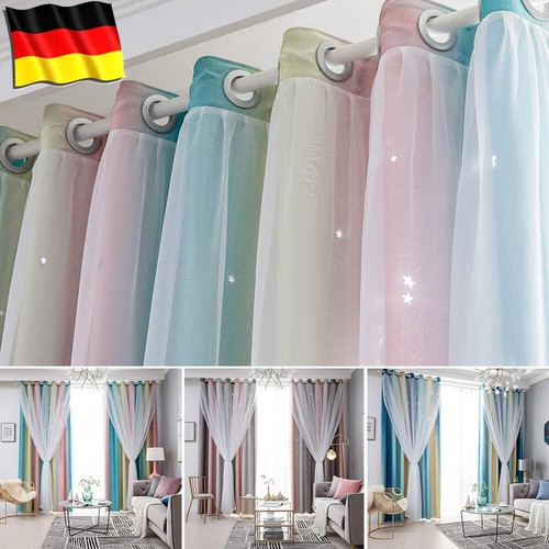 Sterne vorhang bunte - vorhang,