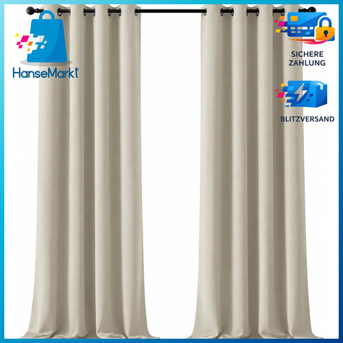 Verdunkelungsvorhang beige - verdunkelungsvorhang,